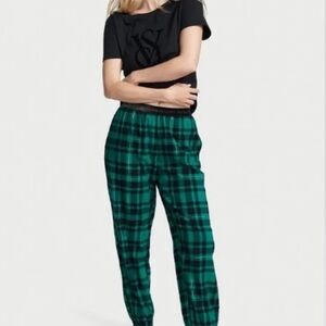 Flannel tee-jama